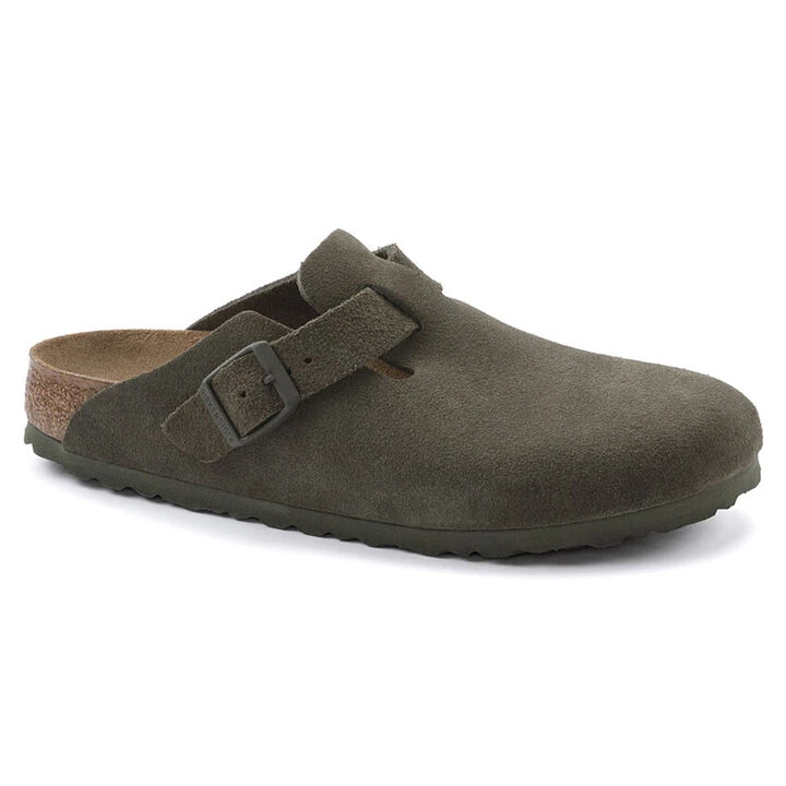 Birkenstock Men's Boston Suede Leather Clog 1 Birkenstock Men's Boston Suede Leather Clog