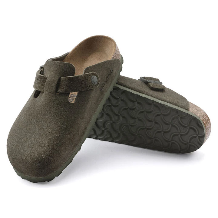 Birkenstock Men's Boston Suede Leather Clog 5 Birkenstock Men's Boston Suede Leather Clog - Image 5