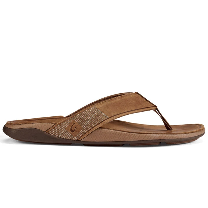 OluKai Men's Tuahine Leather Sandal 1 OluKai Men's Tuahine Leather Sandal