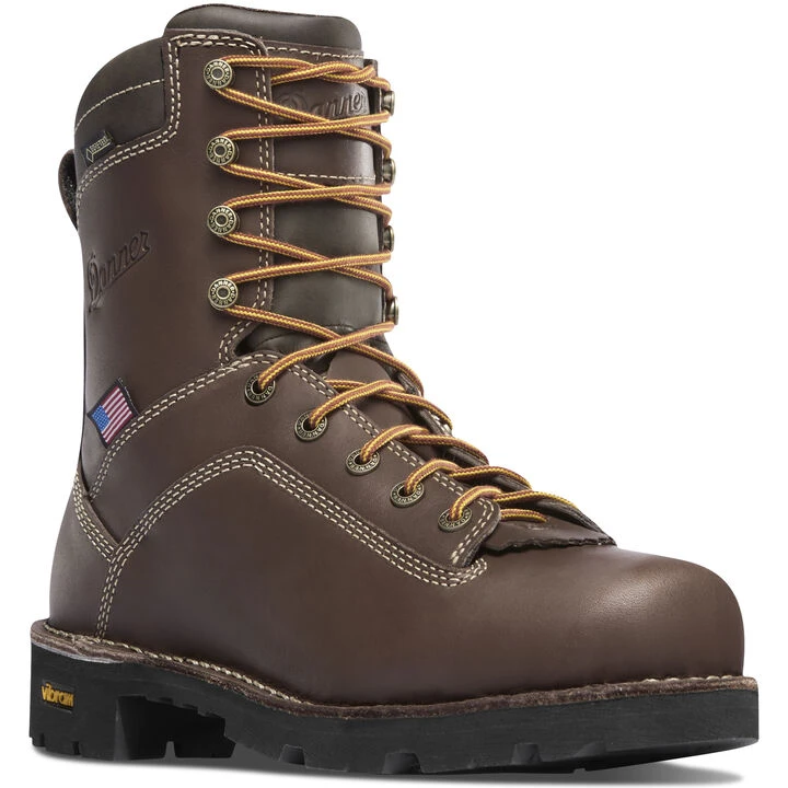 Danner Men's Vicious 400g Insulated 8" Non-Metallic Safety Toe Waterproof Work Boot 1 Danner Men's Vicious 400g Insulated 8" Non-Metallic Safety Toe Waterproof Work Boot