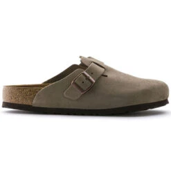 Birkenstock Men's & Women's Boston Soft Footbed Suede Leather Clog -Winter Equip Store 560771 side