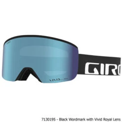 Giro Axis Snow Goggle + Spare Lens -Winter Equip Store 7130195 giro axis snow goggle black wordmark vivid royal 1Txt