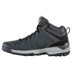 Oboz Men's Sypes Mid Leather Waterproof Hiking Boot -Winter Equip Store 77101 Mens Sypes Mid Leather B DRY Dk Shadow in side 62865