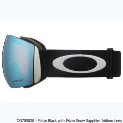 Oakley Flight Deck XL Snow Goggle -Winter Equip Store 888392102799 flight deck l matte black prizm snow sapphire iridium main 02Txt