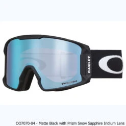 Oakley Line Miner L Snow Goggle -Winter Equip Store 888392175427 line miner l matte black prizm snow sapphire iridium main 01Txt