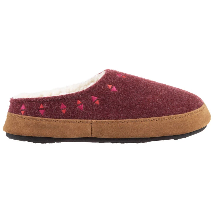 Acorn Women's Geo Embroidered Hoodback Slipper 1 Acorn Women's Geo Embroidered Hoodback Slipper