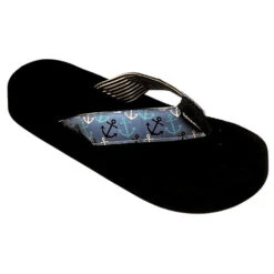 Tidewater Sandals Women's Anchor Toss Flip Flop Sandal
