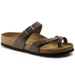 Birkenstock Women's Mayari Pull Up Vegan Leather Birko-Flor Sandal