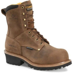 Carolina Men's Poplar 8" Waterproof Logger Work Boot