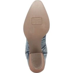 Dingo Women's Y'All Need Dolly Denim Leather Western Boot -Winter Equip Store DI950 Blue 7