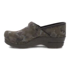 Dansko Women's Professional Camo Suede Clog -Winter Equip Store Dansko professional camo suede left