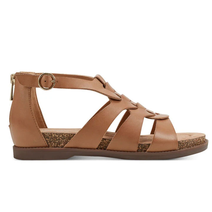 Earth Inc. Women's Dale Round Toe Strappy Casual Sandal 1 Earth Inc. Women's Dale Round Toe Strappy Casual Sandal