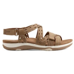 Earth Inc. Women's Sass Round Toe Strappy Casual Sandal