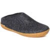Glerups Unisex Wool Slip On With Rubber Sole Slipper