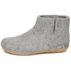 Glerups Unisex Slip On Felt Boot Slipper