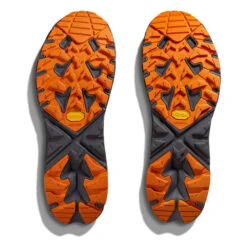 HOKA ONE ONE Men's Trail Code GTX Trail Running Shoe -Winter Equip Store HokaOneOne 1123165 CPOR CastlerockPersimmonOrange 8pairbottom