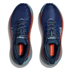 HOKA ONE ONE Men's Challenger 7 Trail Running Shoe -Winter Equip Store HokaOneOne 1134497BBSBL BellwetherBlueStoneBlue 7pairtop