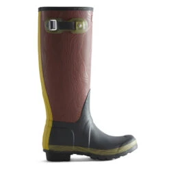 Hunter Boots Women's Erosion Texture Patchwork Tall Rain Boot