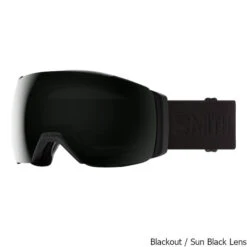 Smith I/O MAG XL Snow Goggle + Spare Lens -Winter Equip Store IO MAG XL Snow Goggle Blackout Black