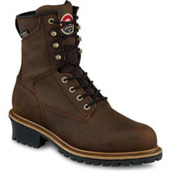 Irish Setter Men's Mesabi Waterproof Steel Toe EH Logger Work Boot, 600g