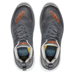 Keen Men's WK400 Walking Shoe -Winter Equip Store Keen WK400 Steel Grey Scarlett Ibis 5