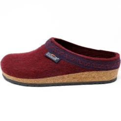Stegmann Women's American Fit Wool Clog 9 Stegmann Women's American Fit Wool Clog -Winter Equip Store L108 Merlot Side