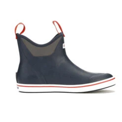 Xtratuf Men's 6" Ankle Deck Boot -Winter Equip Store Men 6 Deck Boot 22733 NAVY RED side 2