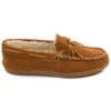 Minnetonka Men's Pile-Lined Hard Sole Moccasin