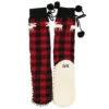 Lazy One Women's Moose Plaid Mukluk Slipper