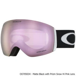 Oakley Flight Deck XL Snow Goggle -Winter Equip Store OO7050 34 flight deck snow matte black prizm hi pink 1Txt
