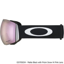 Oakley Flight Deck XL Snow Goggle -Winter Equip Store OO7050 34 flight deck snow matte black prizm hi pink 2Txt