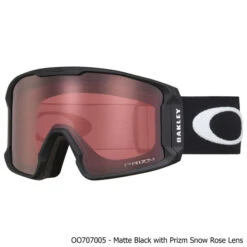 Oakley Line Miner L Snow Goggle -Winter Equip Store OO7070 05 line miner snow matte black prizm rose 1Txt