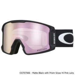 Oakley Line Miner L Snow Goggle -Winter Equip Store OO7070 06 line miner snow matte black prizm hi pink 1Txt