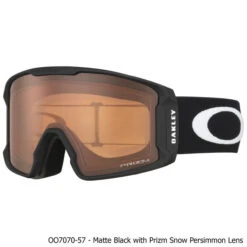 Oakley Line Miner L Snow Goggle -Winter Equip Store OO7070 57 line miner matte black prizm persimmon 1Txt