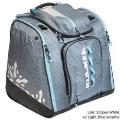 Kulkea Powder Trekker Ski Boot & Helmet Backpack -Winter Equip Store Powder Trekker Ski Boot Helmet Backpack Lilac Stripes White