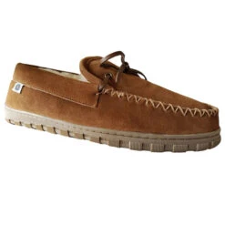 RJ's Fuzzies Men's KTP Logo Sheepskin Lined Moc Slipper