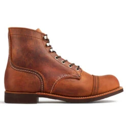 Red Wing Men's Iron Ranger 6" Copper Rough & Tough Leather Unlined Work Boot