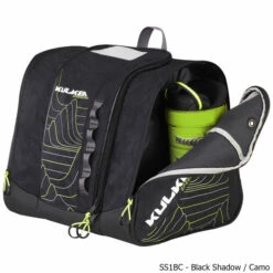 Kulkea Children's Speed Star Ski Boot & Helmet Backpack -Winter Equip Store SS1BC speed star kids ski bootbag black shadow camo 2Txt