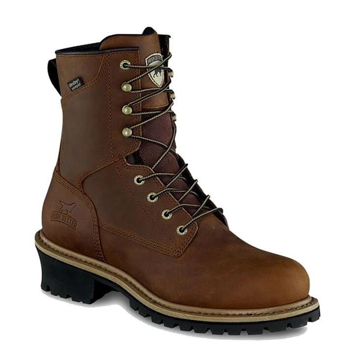 Irish Setter Men's 8" Mesabi Waterproof Leather Safety Toe Logger Boot 1 Irish Setter Men's 8" Mesabi Waterproof Leather Safety Toe Logger Boot