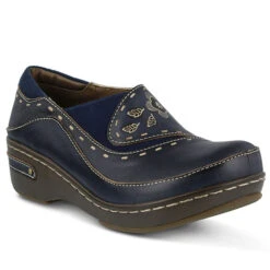 Spring Footwear L'Artiste Women's Burbank Clog -Winter Equip Store Spring BURBANK Navy 1