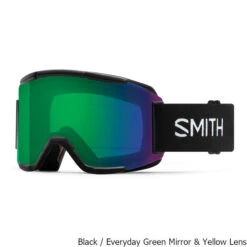 Smith Squad Snow Goggle + Spare Lens 9 Smith Squad Snow Goggle + Spare Lens -Winter Equip Store Squad Snow Goggle Spare Lens Black Green