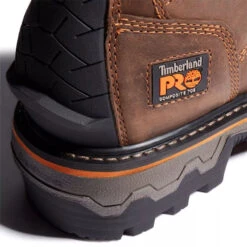 Timberland PRO Men's 8" Boondock HD Waterproof Insulated Composite Toe Logger Work Boot -Winter Equip Store Timberland Boondock 8in Boot Brown Heel