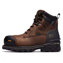 Timberland PRO Men's 6" Boondock HD Waterproof Composite Toe Work Boot 7 Timberland PRO Men's 6" Boondock HD Waterproof Composite Toe Work Boot -Winter Equip Store Timberland Boondock Boot Brown Left