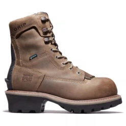 Timberland PRO Men's 8" Evergreen Waterproof Insulated Composite Toe Logger Work Boot