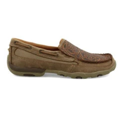 Twisted X Women's Tooled Leather Slip-On Driving Moc