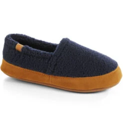 Acorn Women's Moccasin Slipper -Winter Equip Store Women Moccasin Slipper 10080 NAVY POPCORN
