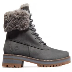 Timberland Women's 6" Courmayeur Valley Faux Fur Waterproof Boot