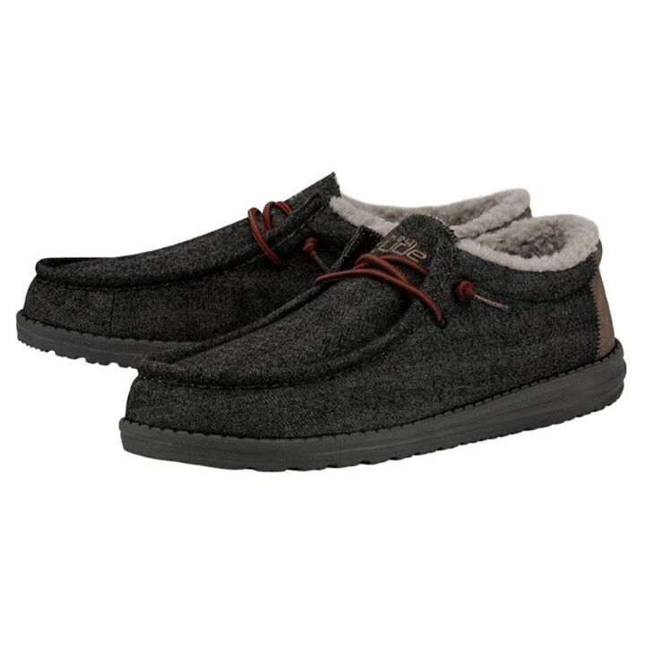 Heydude Men's Wally Black Shell Shoe 2 Heydude Men's Wally Black Shell Shoe - Image 2