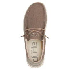 Heydude Men's Wally Chambray Shoe 11 Heydude Men's Wally Chambray Shoe -Winter Equip Store heydude Wally Chambray Sepia Brown 6