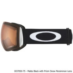 Oakley Flight Deck XL Snow Goggle -Winter Equip Store oo7050 75 flight deck matte black prizm persimmon 2Txt